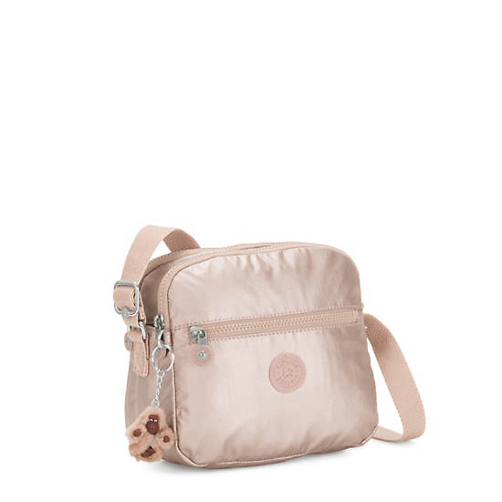 Torba Crossbody Kipling Keefe Metallic Złote | PL 2031XY